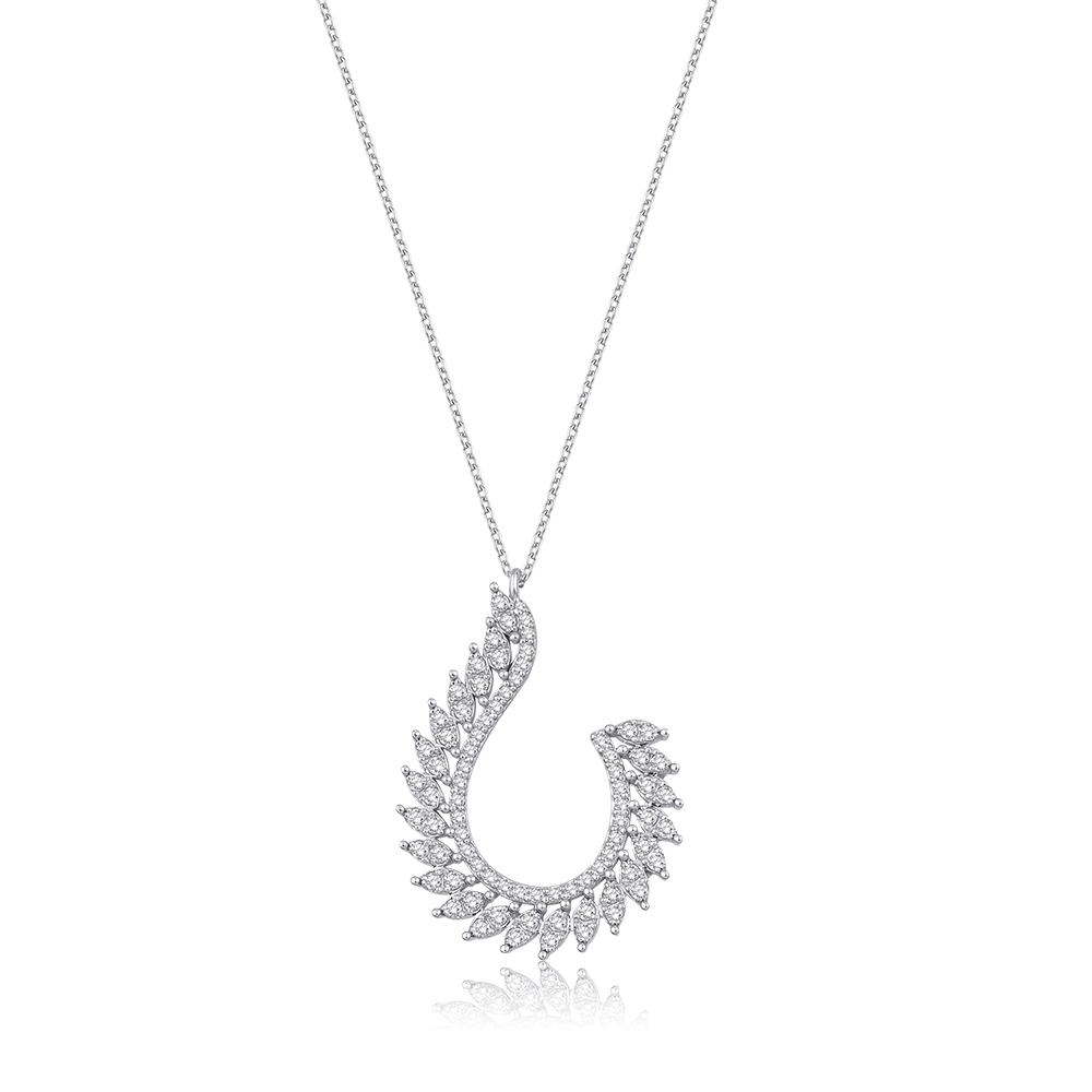 0.75 Karat Pırlanta Fantezi Kolye (14 ayar 6.4Gr 0)