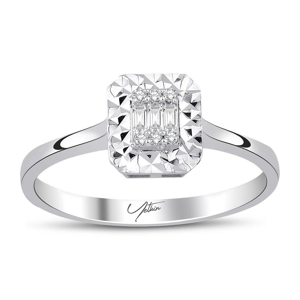 Pırlanta Takı Setler 0.27 Karat Baget Pırlanta Set (8 ayar 4.8Gr altin)