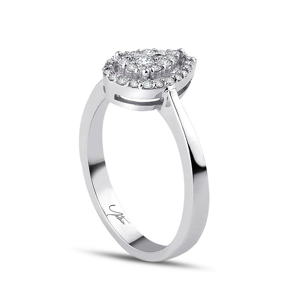 0.30 Karat Pırlanta Fantezi Yüzük (14 ayar 3.4Gr altin)