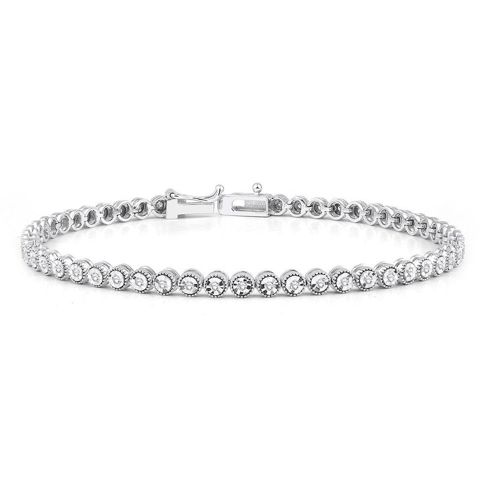 SuYolu Bileklikler 0.40 Karat SuYolu Pırlanta Bileklik (8 ayar 9.8Gr altin)