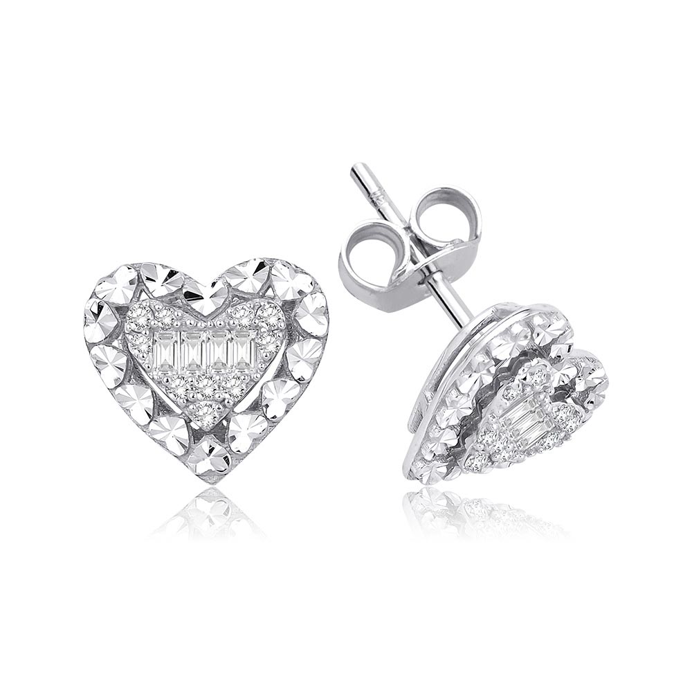 Pırlanta Takı Setler 0.44 Karat Baget Pırlanta Set (14 ayar 6.55Gr altin)