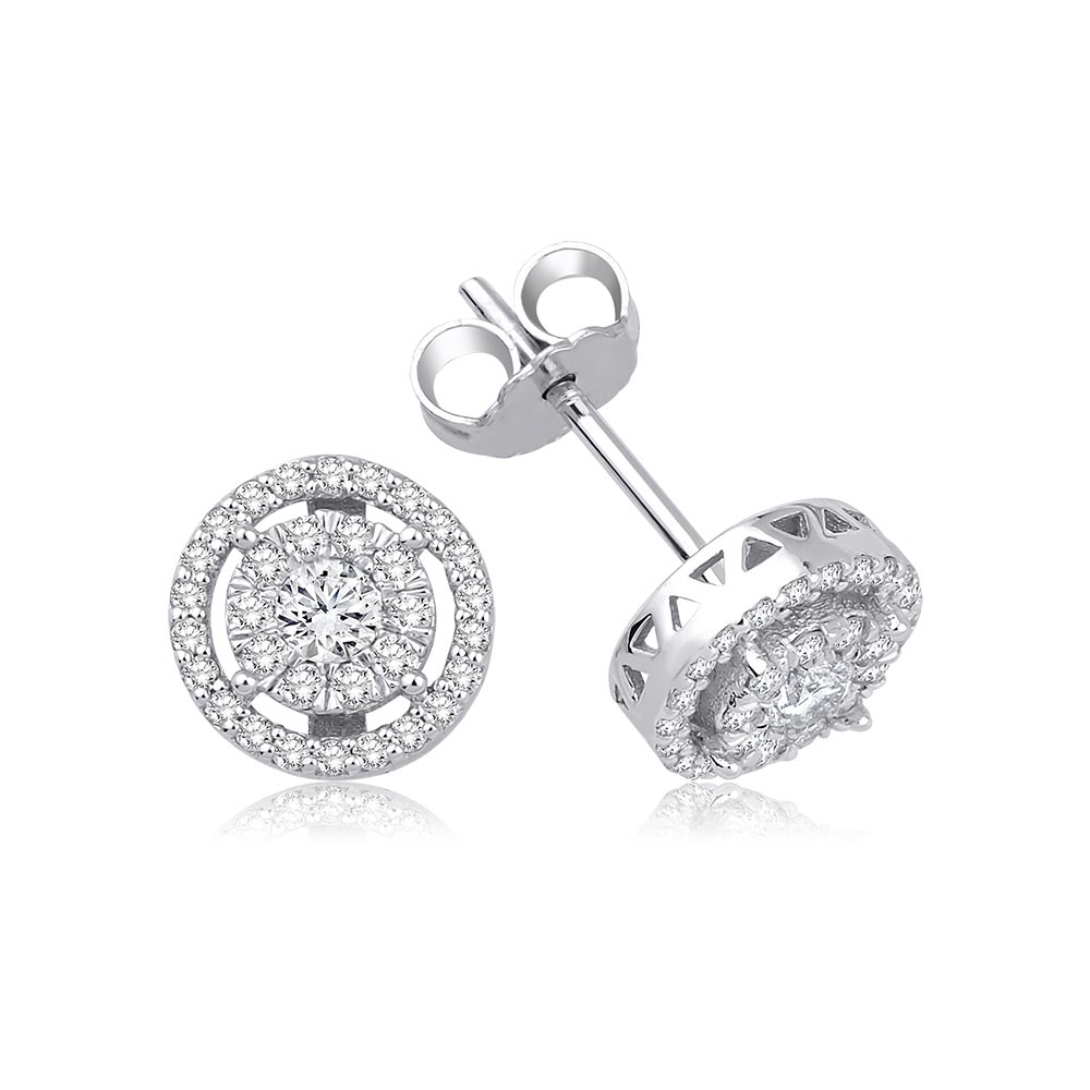 Pırlanta Takı Setler 1.00 Karat Pırlanta Coronet Set (14 ayar 6.88Gr altin)