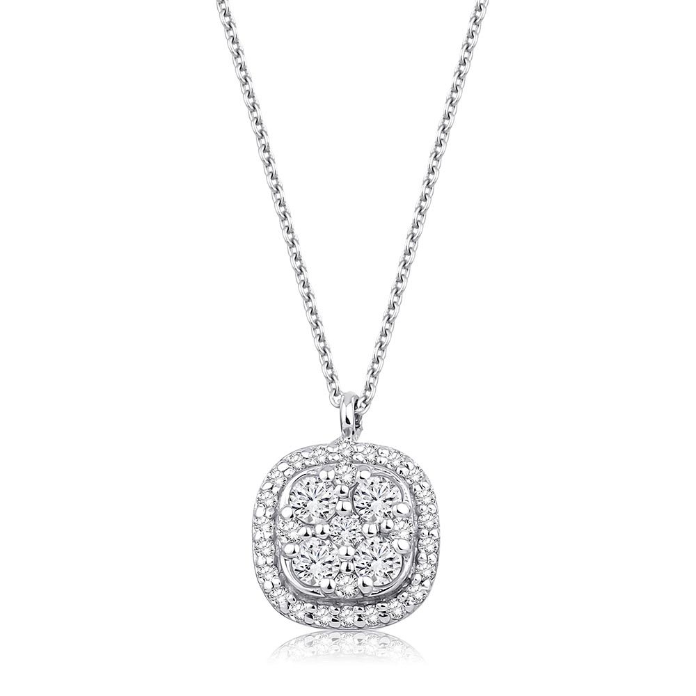 Pırlanta Takı Setler 1.10 Karat Pırlanta Coronet Set (14 ayar 5.8Gr altin)