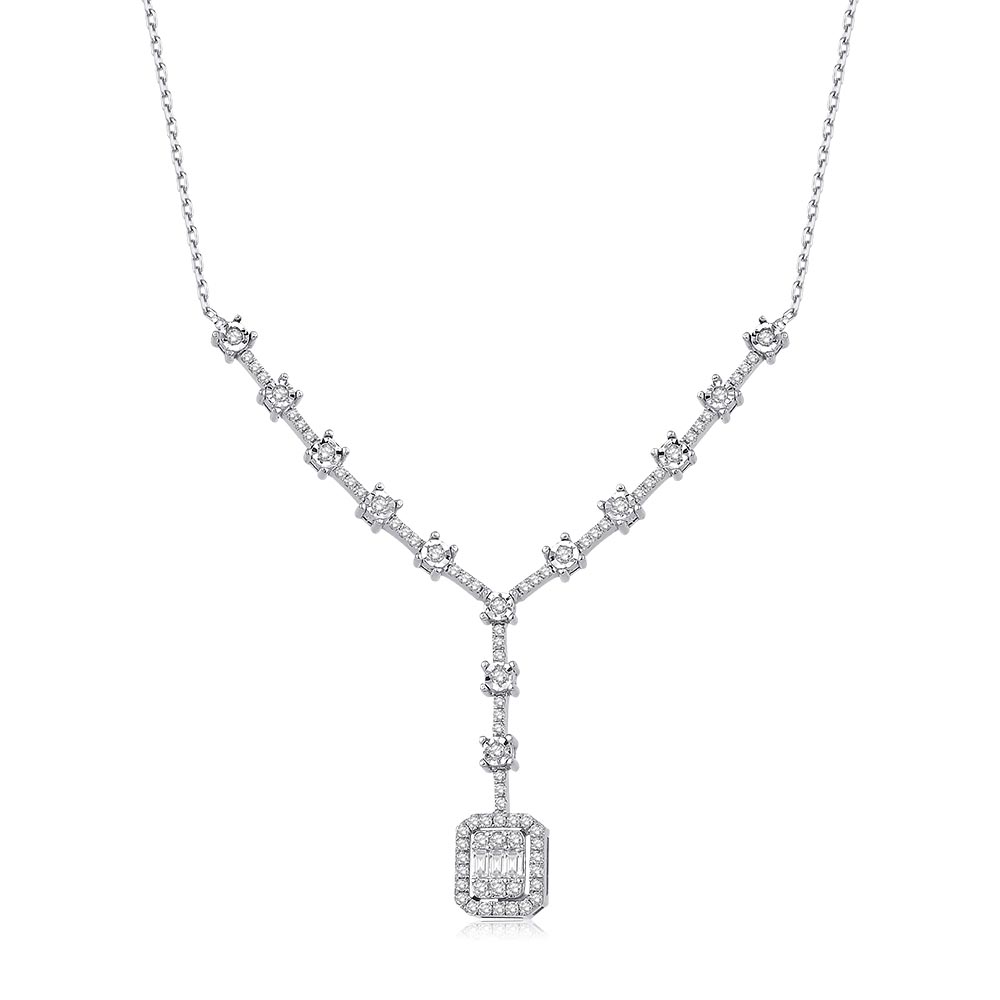 1.45 Karat Baget Pırlanta Set (14 ayar 12.1Gr altin)