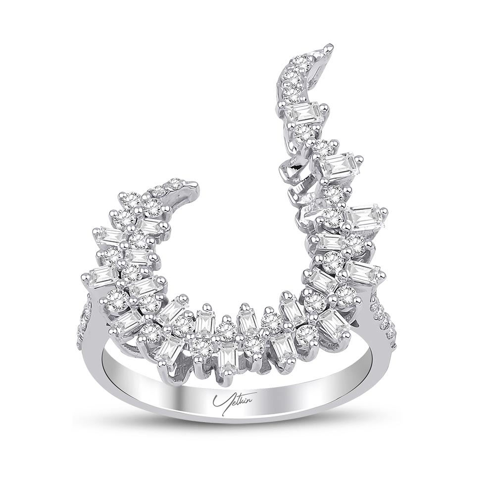 Pırlanta Takı Setler 1.60 Karat Baget Pırlanta Set (14 ayar 7.18Gr altin)