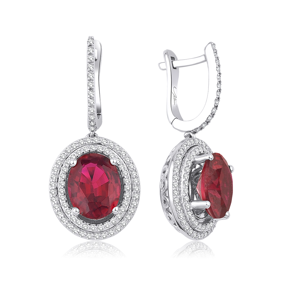 13,90 Karat Pırlanta Yakut Set (8 ayar 15.3Gr altin)