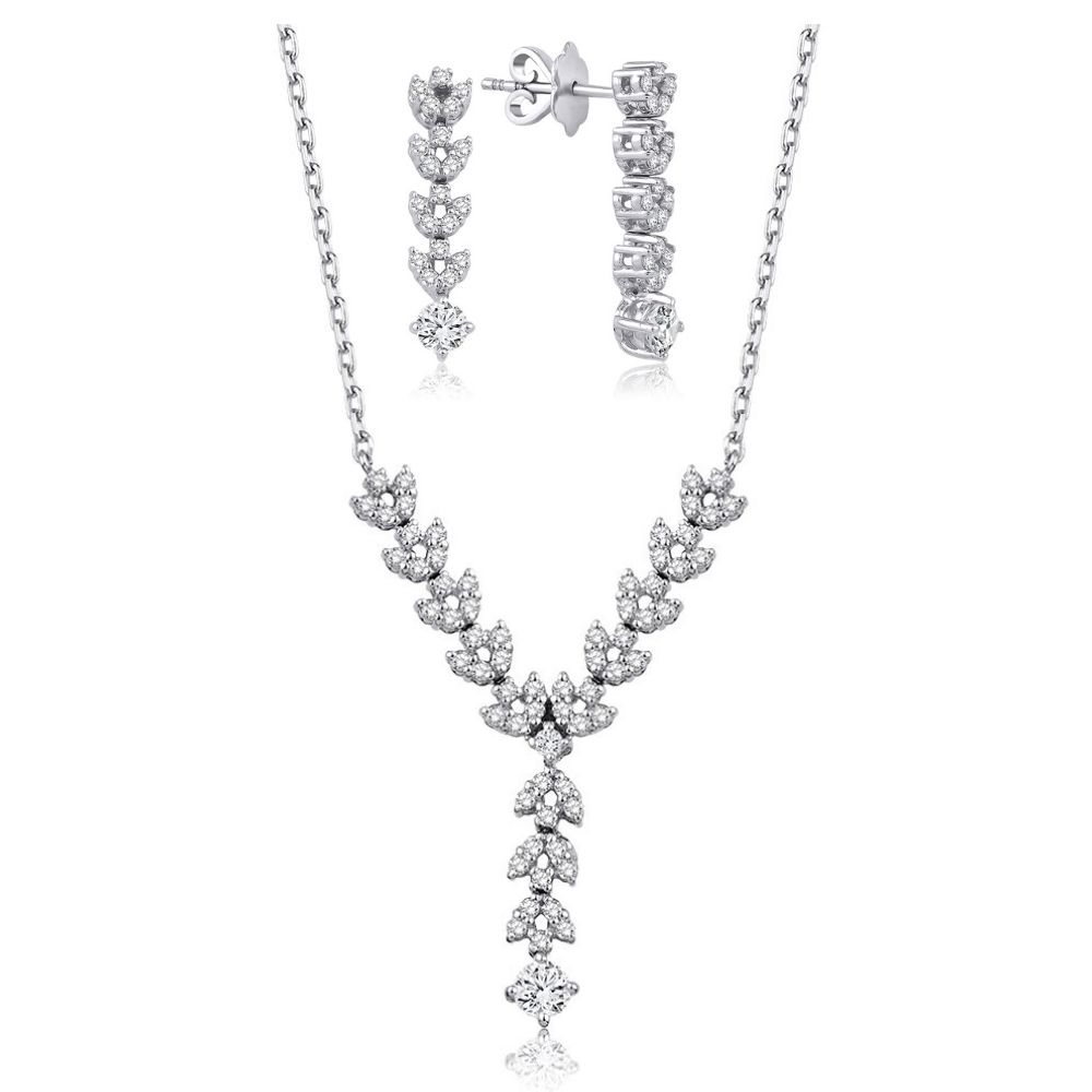 1.40 Karat Pırlanta Fantezi Set (14 ayar 8.3Gr altin)