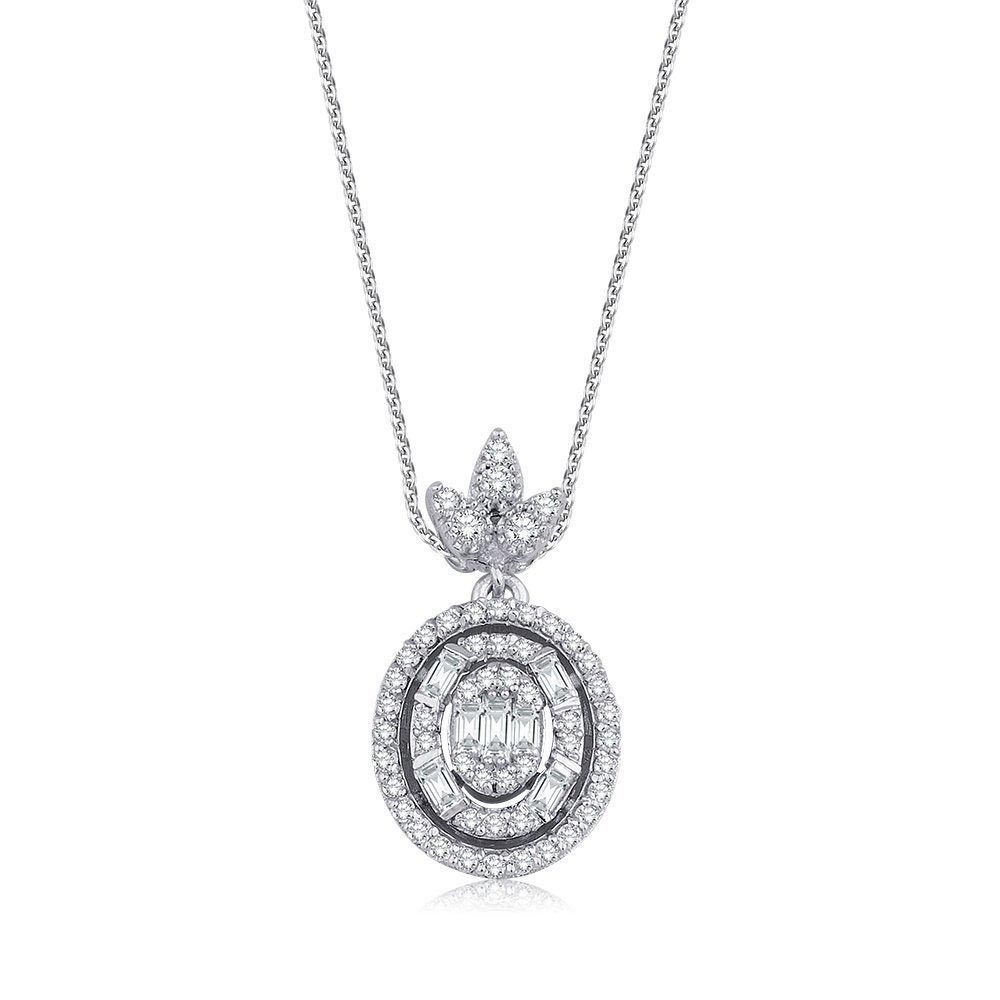 1.50 Karat Oval Baget Takı Seti (14 ayar 10.54Gr altin)