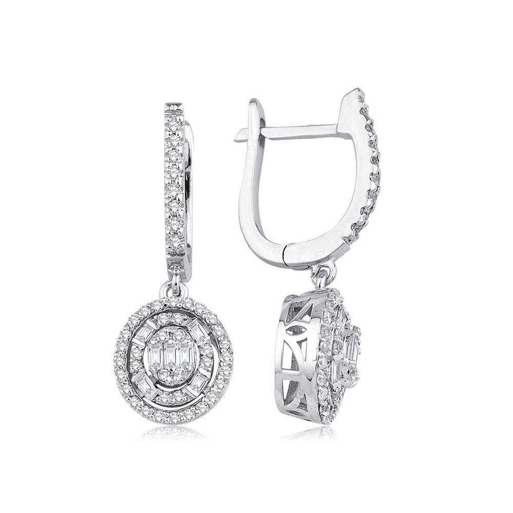 1.50 Karat Oval Baget Takı Seti (14 ayar 10.54Gr altin)