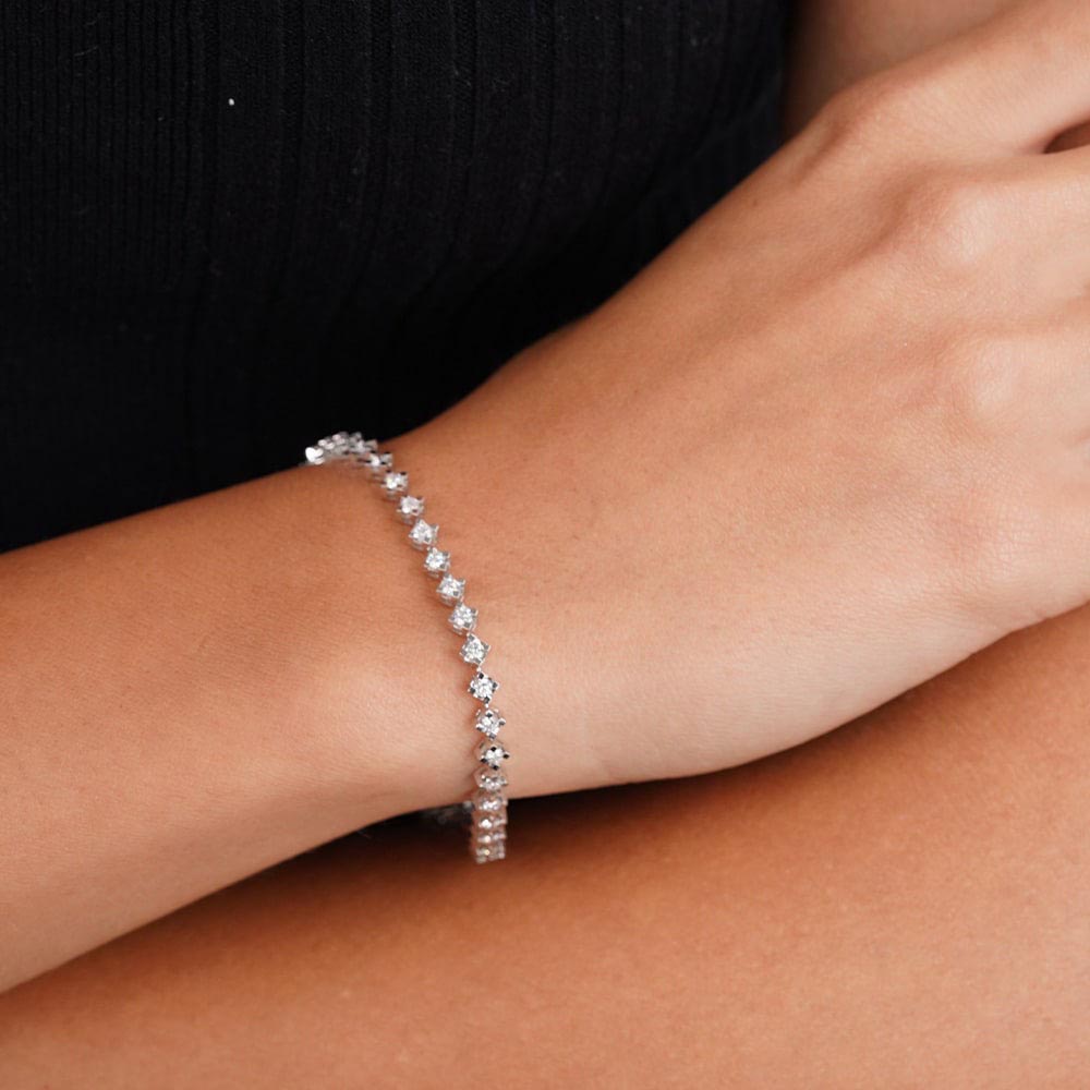 SuYolu Bileklikler 1.65 Karat SuYolu Pırlanta Bileklik (14 ayar 6.2Gr altin)