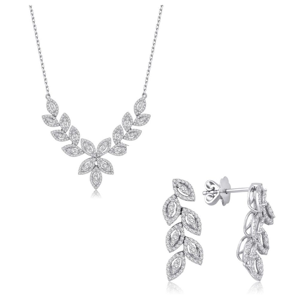 1.70 Karat Pırlanta Fantezi Set (14 ayar 10.65Gr altin)