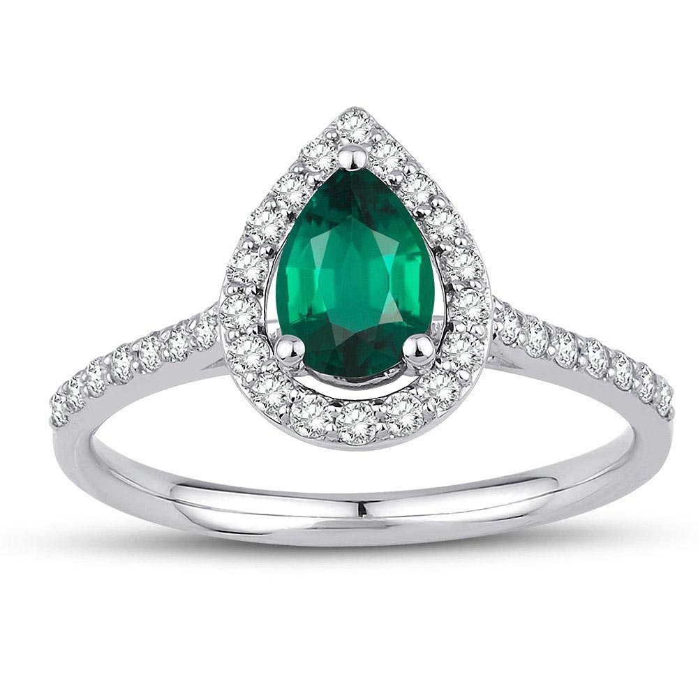 Pırlanta Takı Setler 1.70 Karat Zümrüt Pırlanta Set (8 ayar 3.1Gr altin)