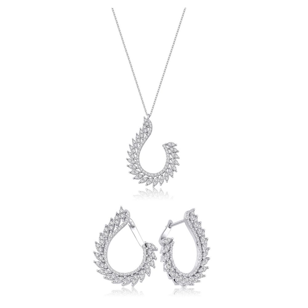 1.90 Karat Pırlanta Fantezi Set (14 ayar 12.8Gr 0)