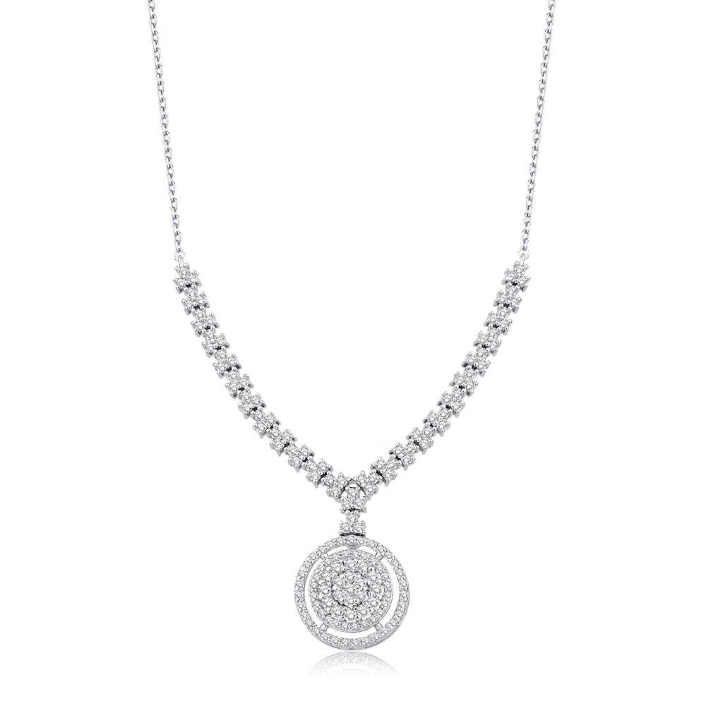 2.05 Karat Pırlanta Coronet Set (14 ayar 7.4Gr altin)