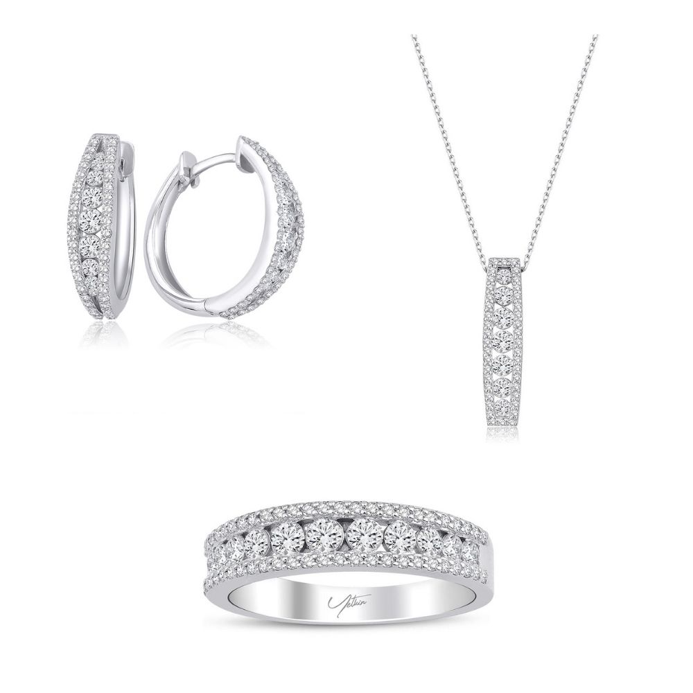 2.01 Karat Pırlanta Fantezi Set (14 ayar 9.64Gr 0)