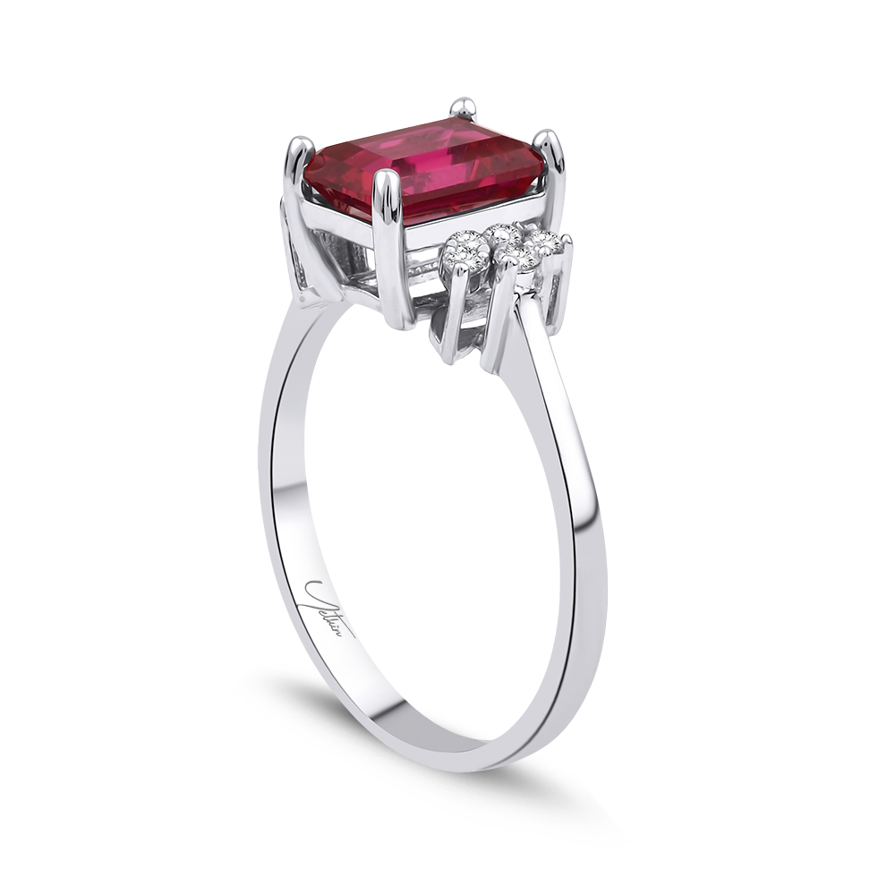 Yakut Yüzükler 2.15 Karat Yakut Pırlanta Yüzülk (8 ayar 2.25Gr 0)