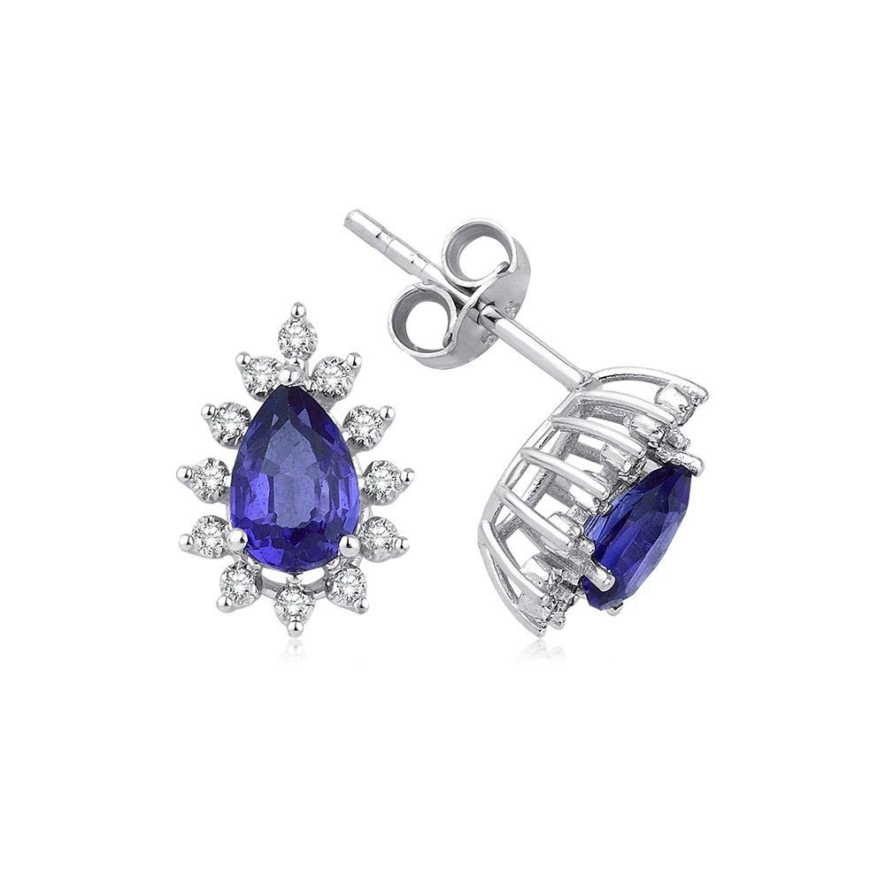 2.40 Karat Safir Pırlanta Set (8 ayar 3.4Gr )