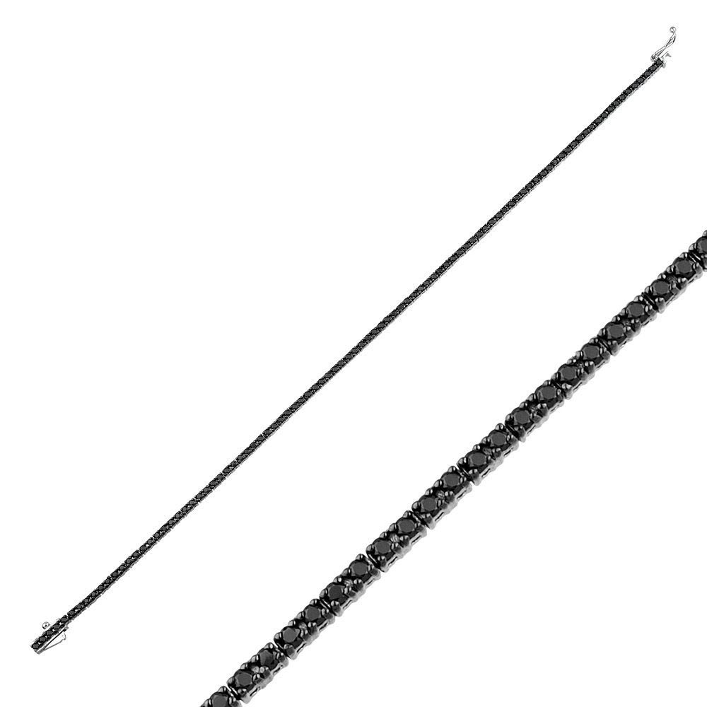 2.70 Karat Siyah SuYolu Pırlanta (14 ayar 6.1Gr altin)