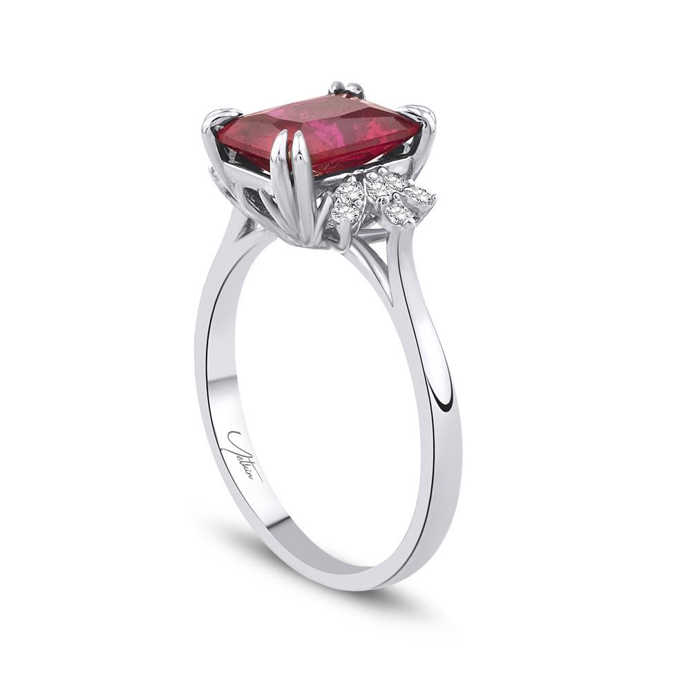 Yakut Yüzükler 2.70 Karat Yakut Pırlanta Yüzük (8 ayar 2.8Gr 0)