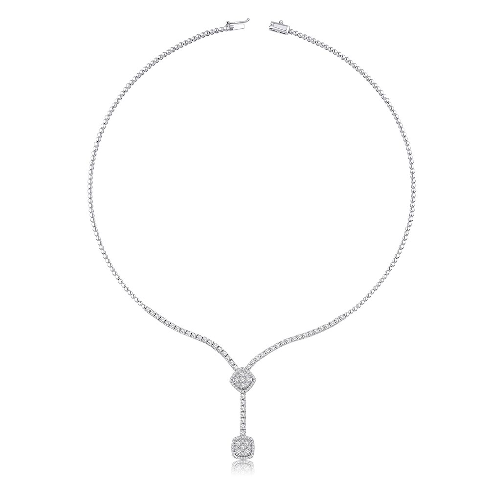 Fantezi Gerdanlıklar 3.00 Karat Pırlanta Fantezi Gerdanlık (8 ayar 15Gr altin)