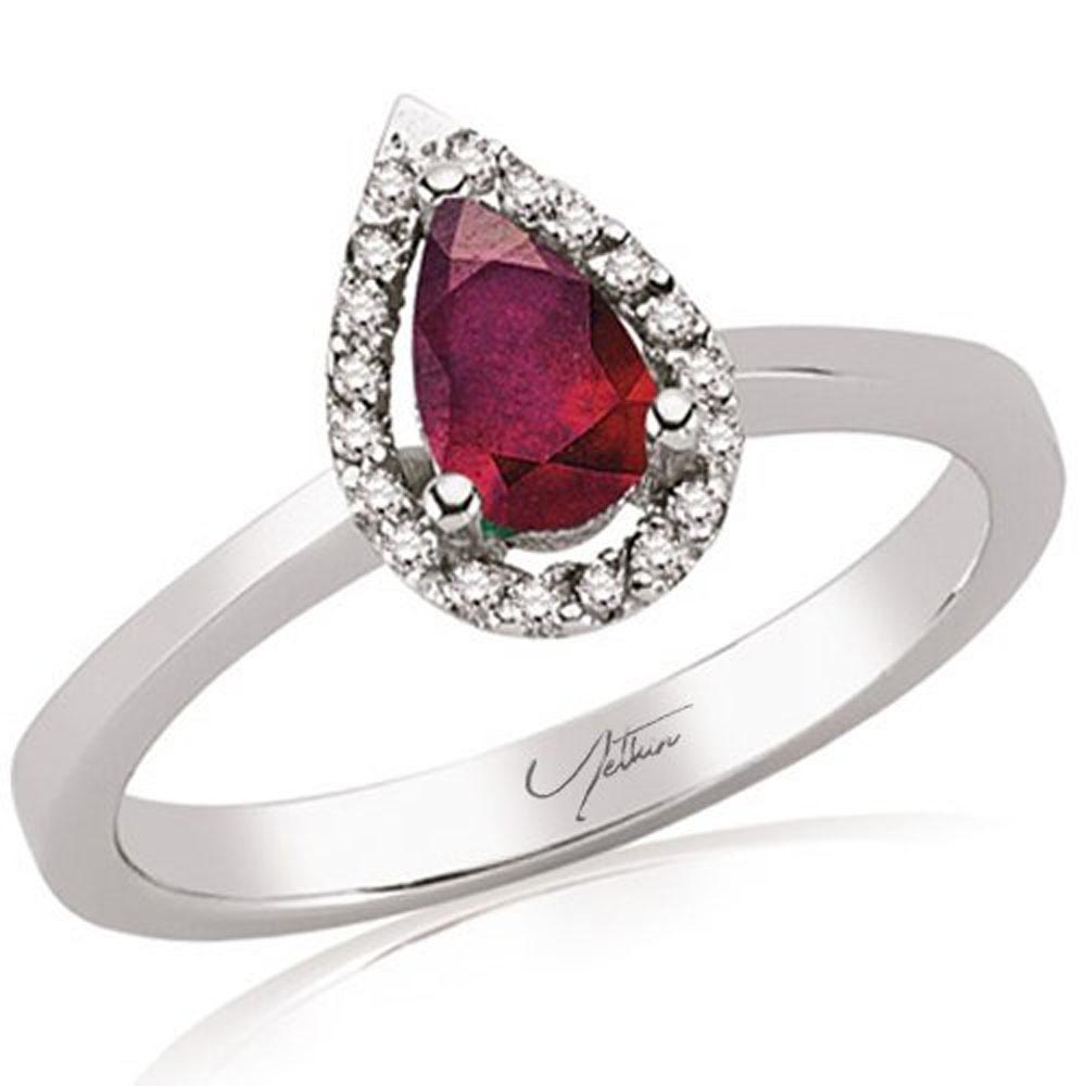 Pırlanta Takı Setler 3.70 Karat Yakut Pırlanta Set (8 ayar 6.85Gr altin)