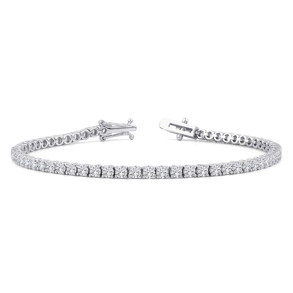 4.00 Karat SuYolu Pırlanta Bileklik (14 ayar 6.75Gr altin)