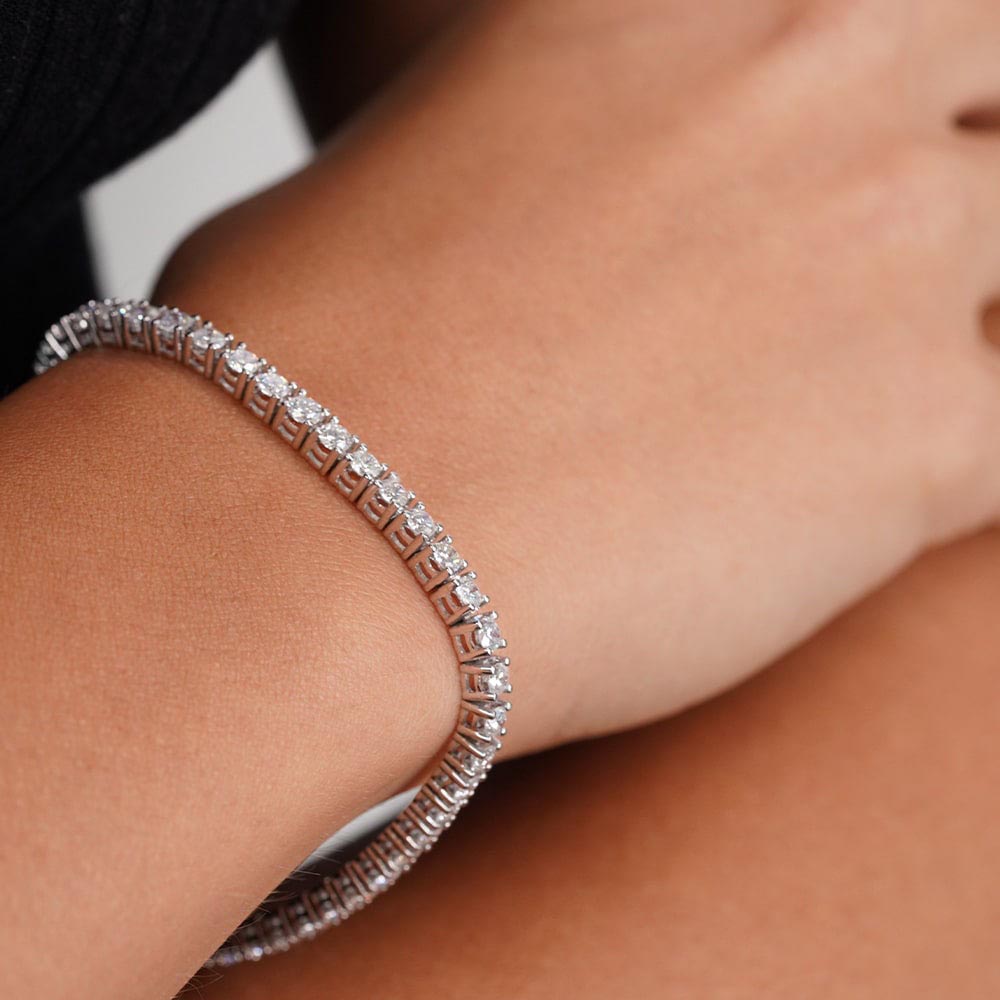 4.70 Karat SuYolu Pırlanta Bileklik (14 ayar 7.4Gr altin)