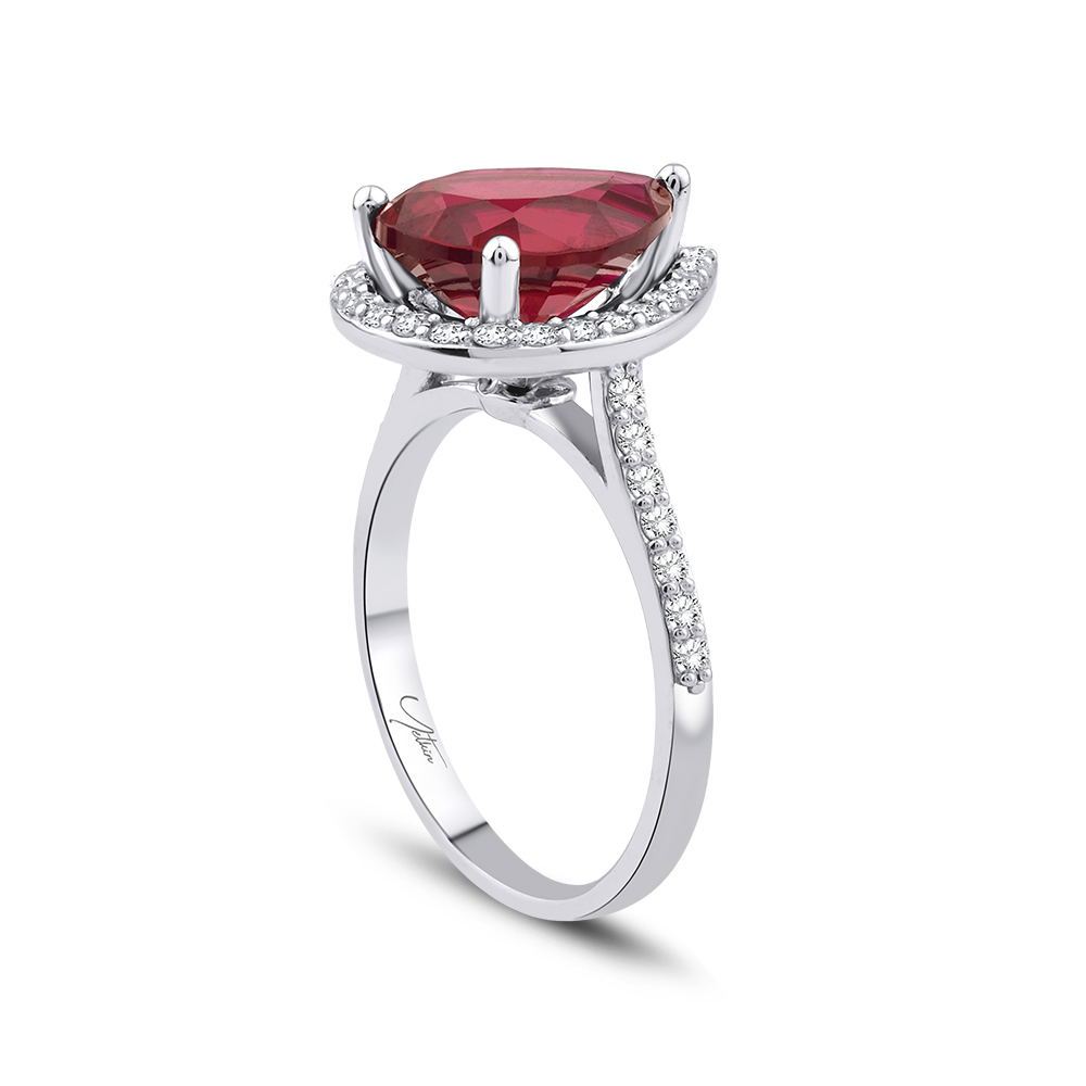 Yakut Yüzükler 5.00 Karat Pırlanta Yakut Yüzük (8 ayar 3.7Gr 0)