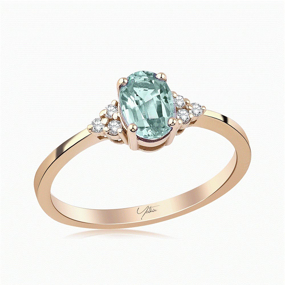 5.65 Karat Pırlanta Alexandrite Set (8 ayar 4.7Gr altin)