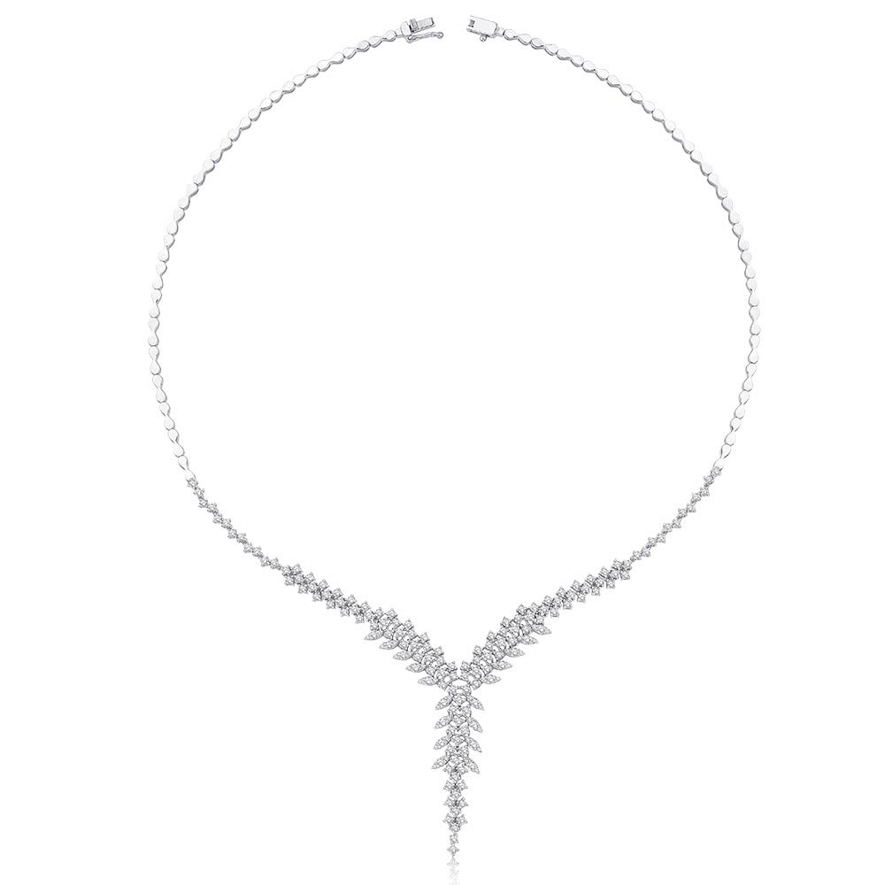 6.75 Karat Pırlanta Gerdanlık Set (14 ayar 31.65Gr altin)